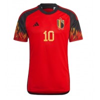 Billiga Belgien Eden Hazard #10 Hemma fotbollskläder VM 2022 Kortärmad